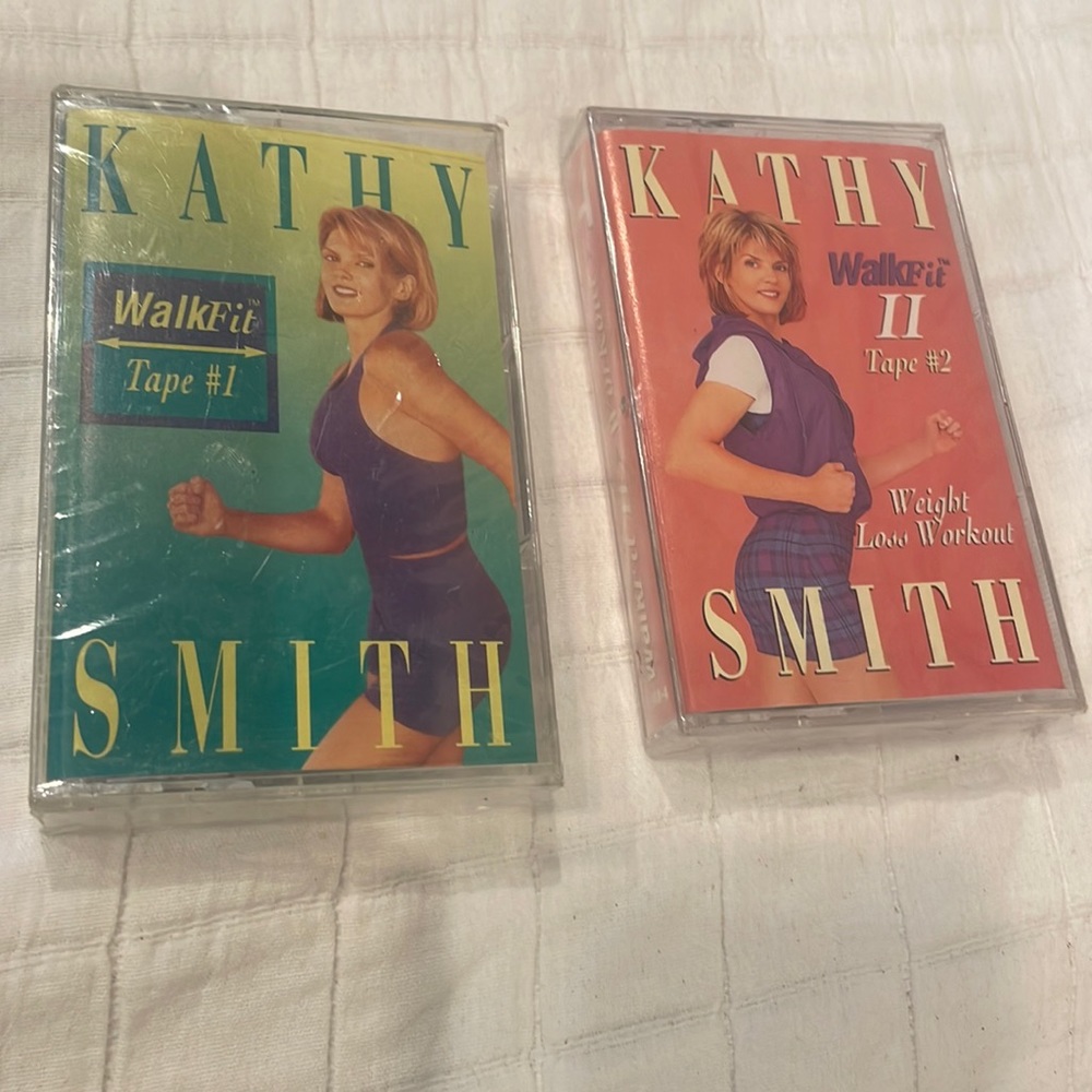 Kathy Smith Walkfit cassette tapes weight loss workout
